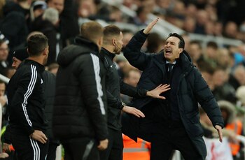 El momento donde Unai Emery,