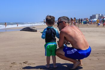 Postal de la escena del