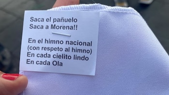 “Saca el pañuelo, saca a Morena”: la consigna opositora que llegó al Fan Fest del Mundial 2026 en CDMX