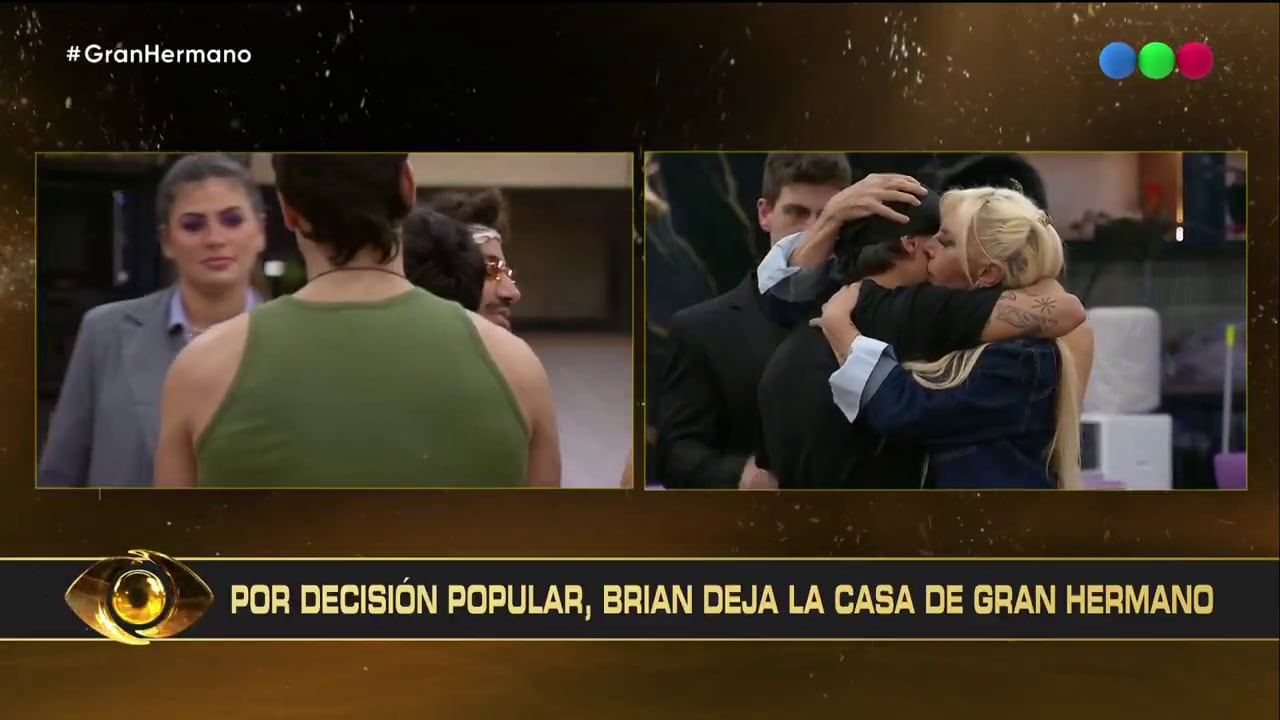 El abrazo de Yanina Zilli a Zunino, su aliado en la competencia