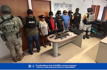 Autoridades desarticularon una banda dedicada al secuestro y extorsión a finales del mes pasado. Crédito: FGEO