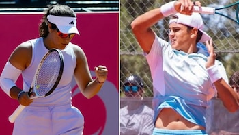Dos promesas del tenis argentino