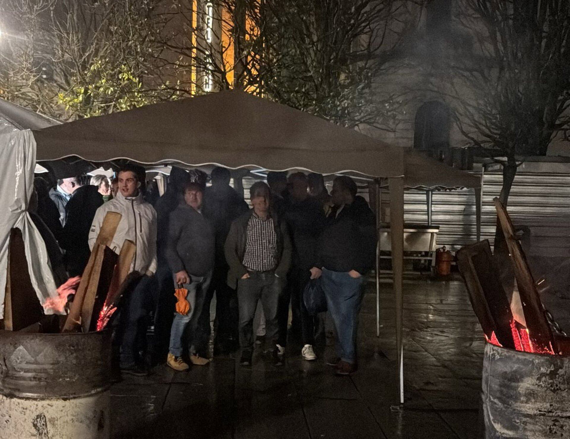 Unos 60 tractores se manifiestan en Santander en protesta contra el acuerdo con Mercosur