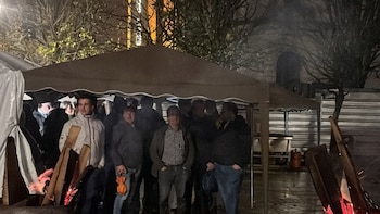 Unos 60 tractores se manifiestan