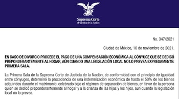 la Sala determinó que