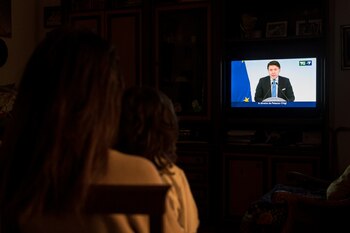 El premier italiano Giuseppe Conte