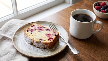 Receta de panqué de yogurt griego y frutos rojos en sartén: ideal para un postre sin culpa
