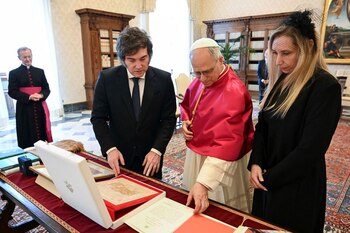 Javier Milei, León XIV y