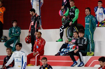 Algunos de los pilotos de