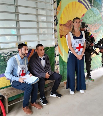 La liberación del uniformado tuvo