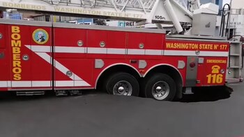 Trujillo: camión de la Compañía