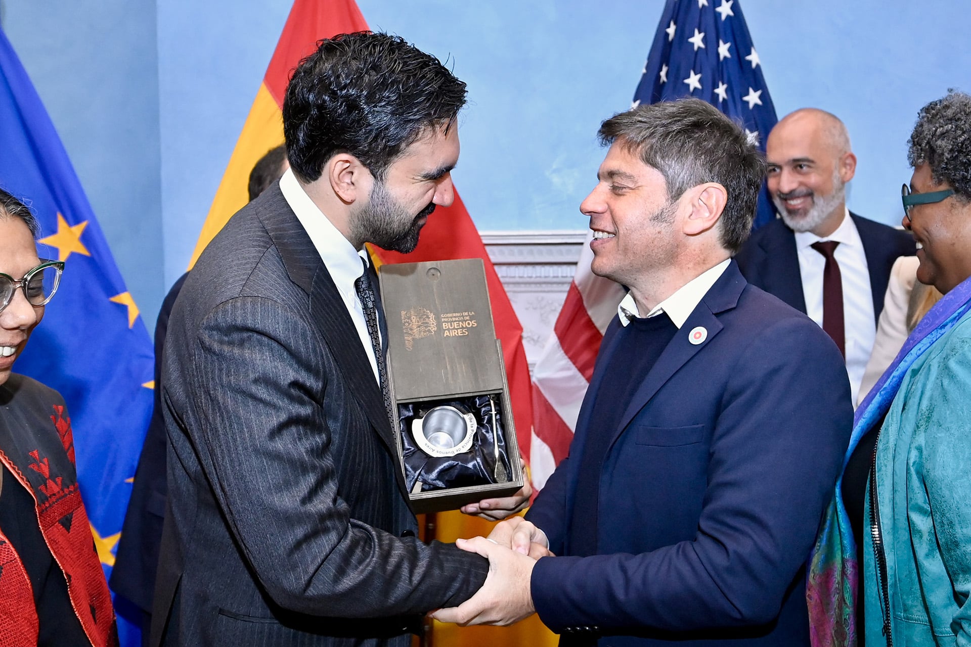 El gobernador Axel Kicillof y el alcalde de Nueva York Zohran Mamdani.