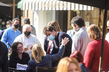 Facundo Manes estuvo de recorrida