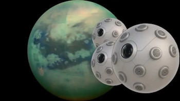 La NASA diseña robots esféricos para llegar a las cuevas de la mayor luna de Saturno, un terreno inaccesible para vehículos terrestres