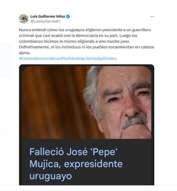 El concejal Luis Guillermo Vélez