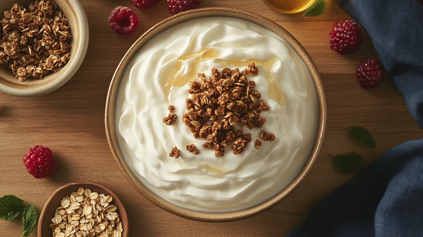 El yogur griego constituye una fuente de proteínas, calcio y complejo B que contribuyen a la estructura y fortaleza del cabello (Imagen Ilustrativa Infobae)