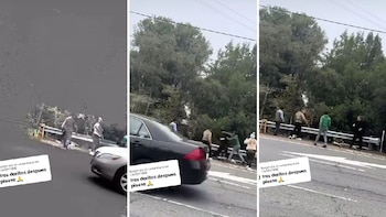 El sujetoi recibió una golpiza