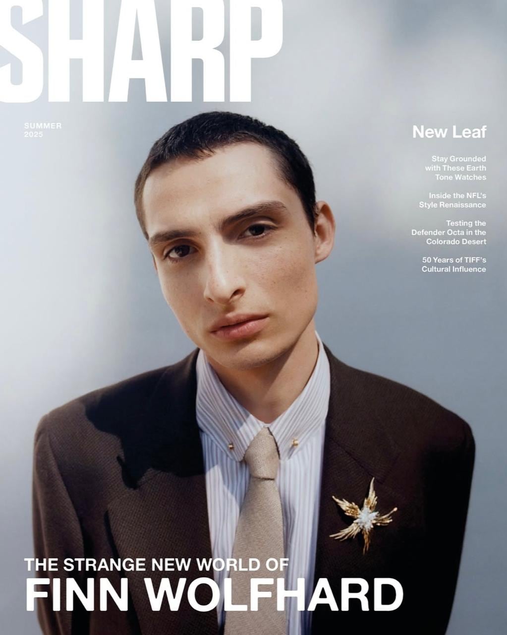 En una entrevista con Sharp Magazine, Finn Wolfhard comentó que busca nuevos desafíos profesionales y personales tras el final de la exitosa serie de Netflix (Portada Sharp Magazine)