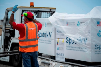 Las primeras dosis de Sputnik