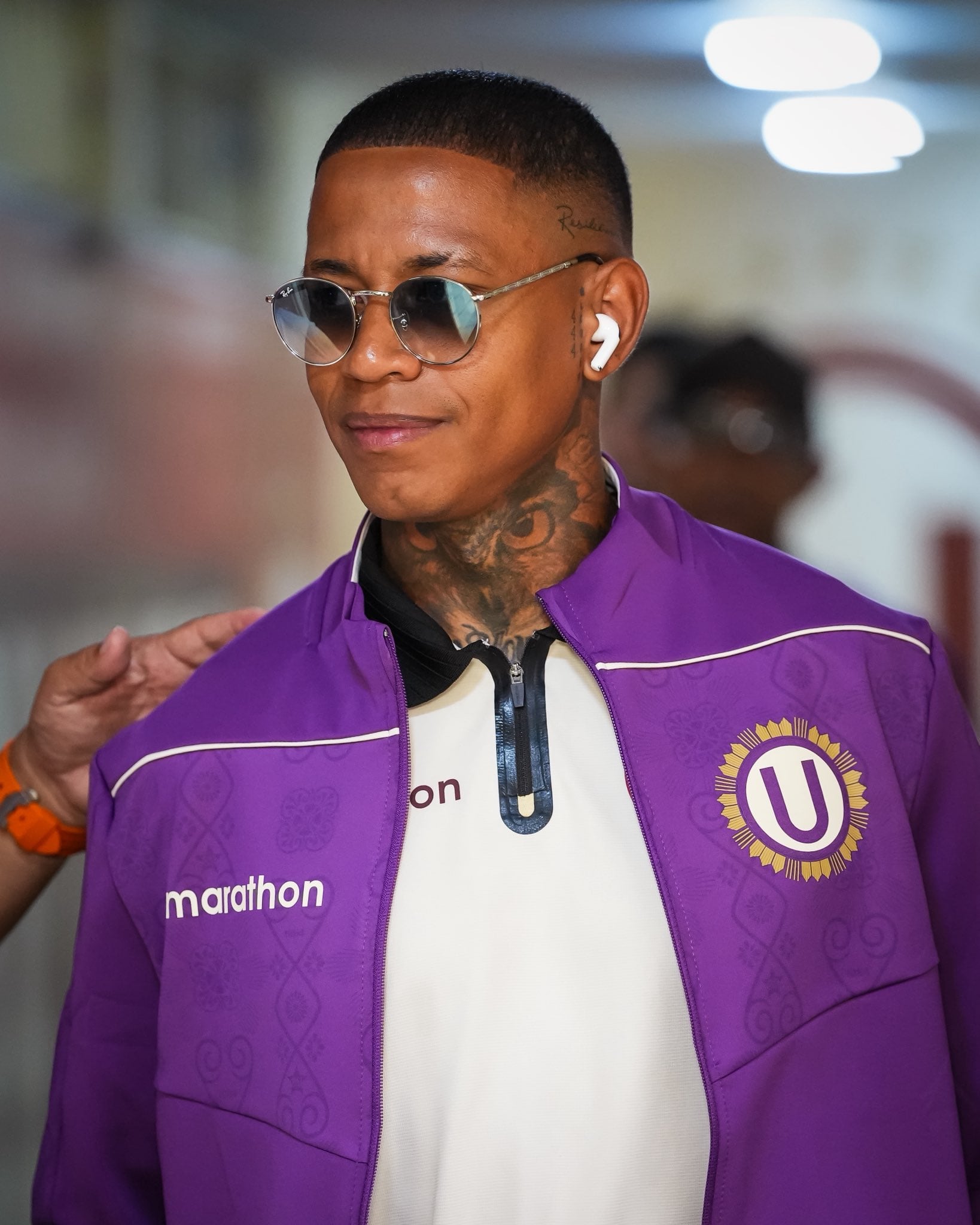 Jugadores de Universitario llegaron al estadio Monumental para el duelo ante Melgar.