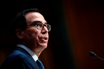 El secretario del Tesoro estadounidense,