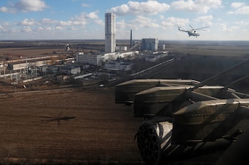 Un helicóptero Mi-8 de las