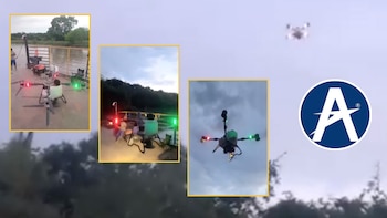 Joven realizó peligrosa maniora volando a bordo de un dron de fumigación: la Aerocivil se pronunció