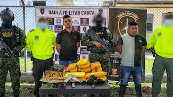 Cayó alias Iván Sombra, jefe de finanzas de la estructura Dagoberto Ramos, en el norte del Cauca