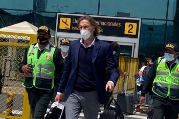 Ricardo Gareca llegó este martes