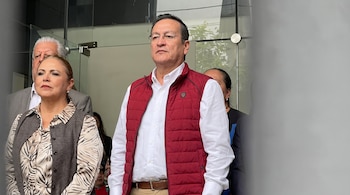 Los manifestantes llegaron a la sede sindical, pero encontraron las puertas cerradas.