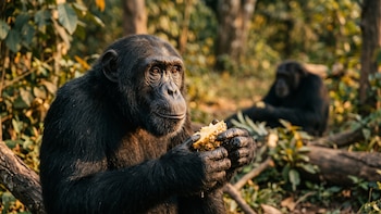 ¿La amistad como freno? Un estudio identificó que los chimpancés roban menos comida a su círculo cercano