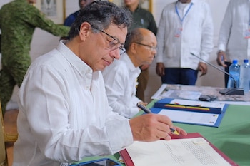 El presidente está nuevamente siendo