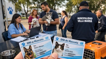 Una ciudad de Córdoba implementó el DNI obligatorio para perros y gatos: el trámite es gratuito y hay multas de hasta $844.000
