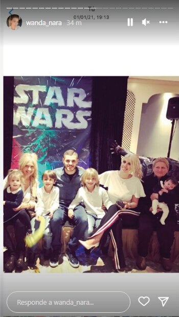 Wanda Nara compartió un video de cuando le festejó el cumpleaños a Carmen