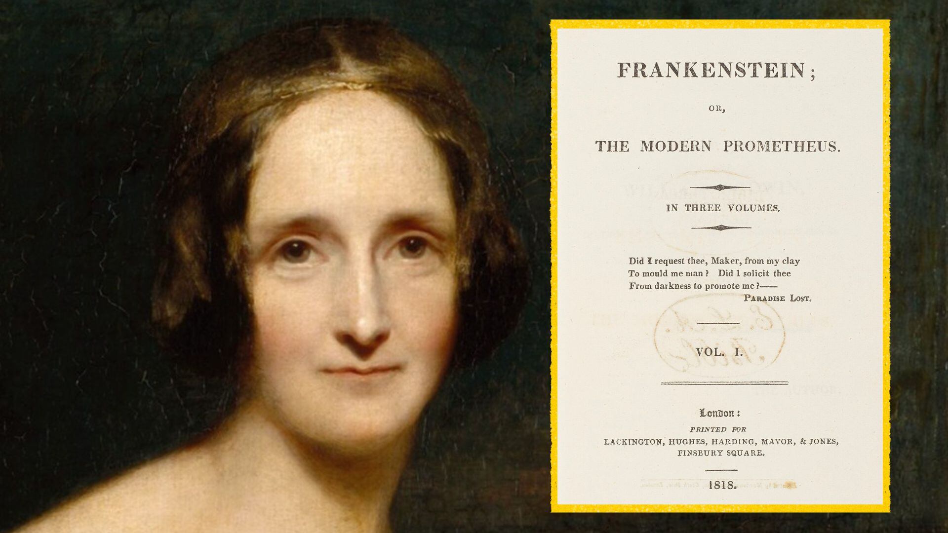 Mary Shelley anticipó los dilemas éticos de la inteligencia artificial y la biotecnología en Frankenstein hace más de dos siglos (Composición fotográfica)