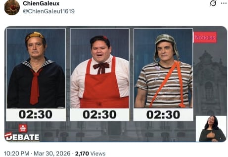 Debate presidencial EN VIVO: lo más viral en redes tras los momentos más polémicos. Captura: X.