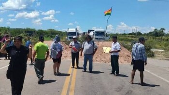 Bloqueo en la carretera 9,
