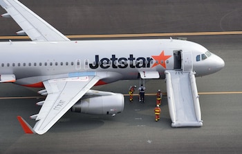 Un avión de Jetstar realizó