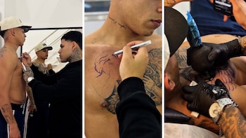 El impactante tatuaje que se hizo en el pecho Leonel Flores, la nueva joya de la cantera de Boca Juniors