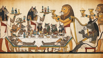 Gatos, ratones y faraones aburridos: así era el humor en el antiguo Egipto