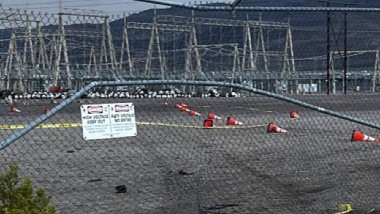 Un automóvil chocó contra una subestación eléctrica en Nevada y el FBI investiga un posible móvil terrorista