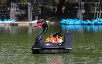 Lago de Chapultepec para pasar