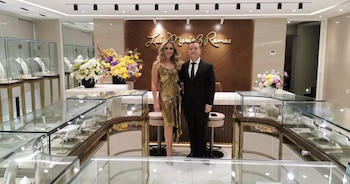Empresario joyero Luis Mario Zúñiga Ramos. (X/@SOYCINDYBELTRAN)