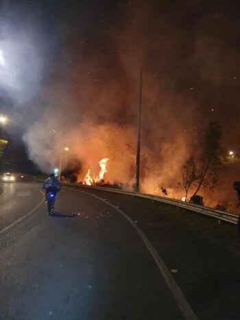 Bomberos de Cali lograron apagar