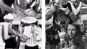 Stephanie Cayo y Alejandro Sanz