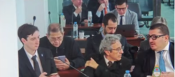 Sergio Schoklender en la audiencia del alegato fiscal del juicio Sueños Compartidos