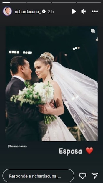 Brunella Horna y Richard Acuña