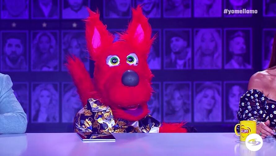 El lobo se sorprendió con las presentaciones - crédito Emisión Yo me llamo / Caracol Televisión
