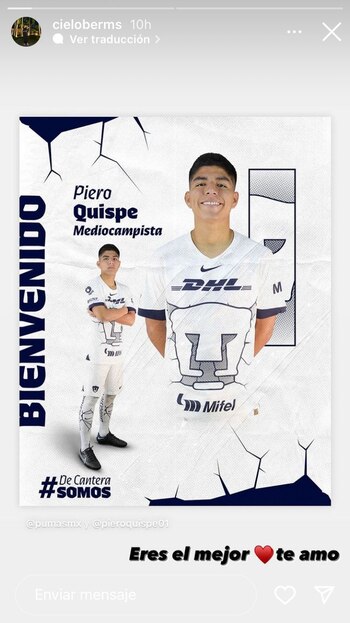 Enamorada de Piero Quispe y