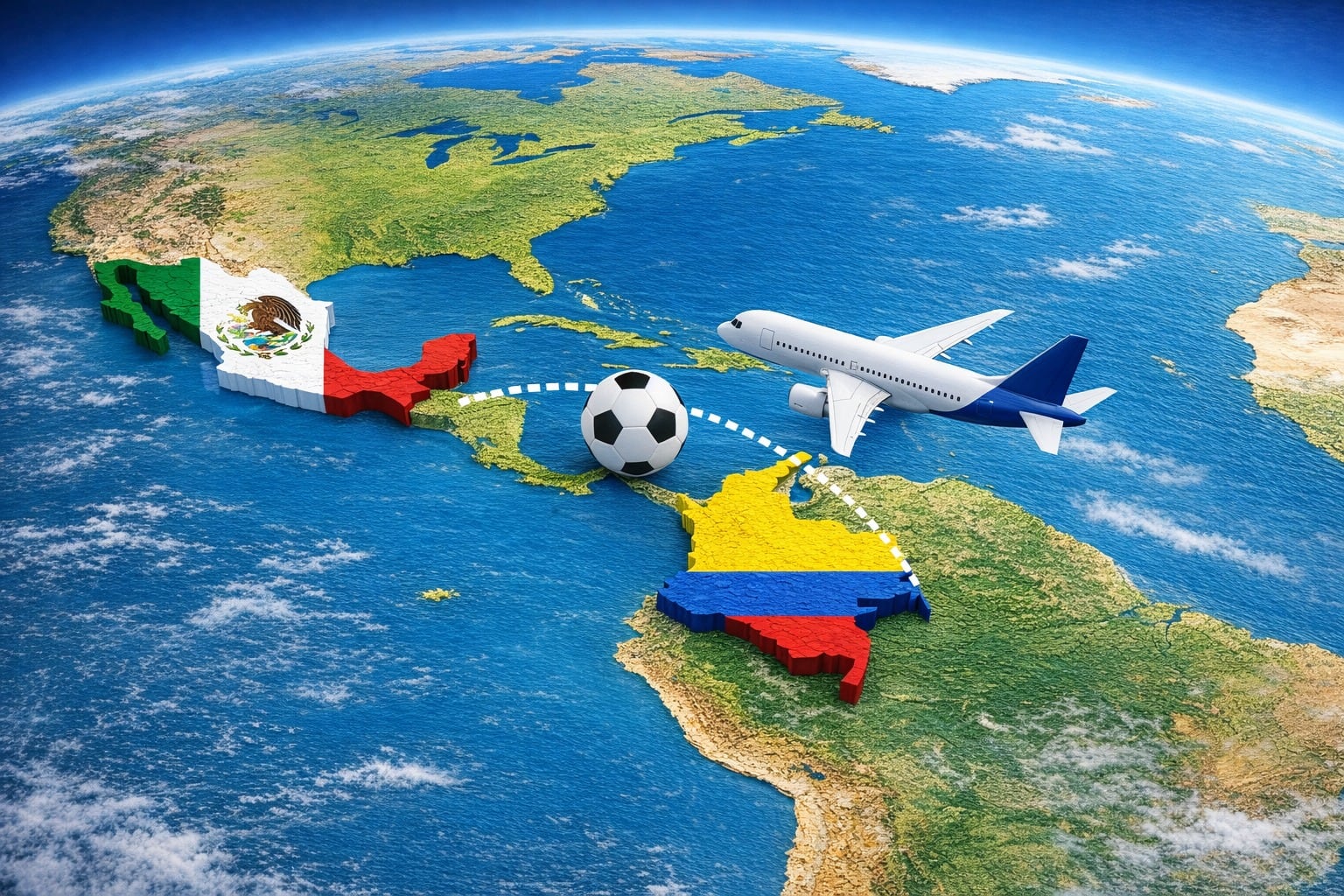 El Mundial 2026 dispara 41% la oferta de vuelos entre Colombia y México